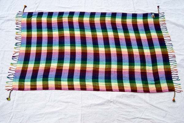 Isis striped rainbow sarong by Tahrir Scarf